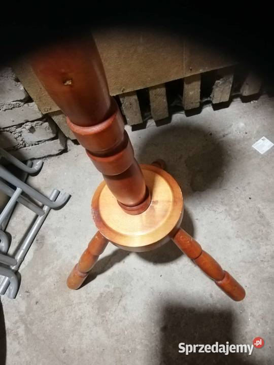 Kwietnik drewniany stojący używany Ostrołęka