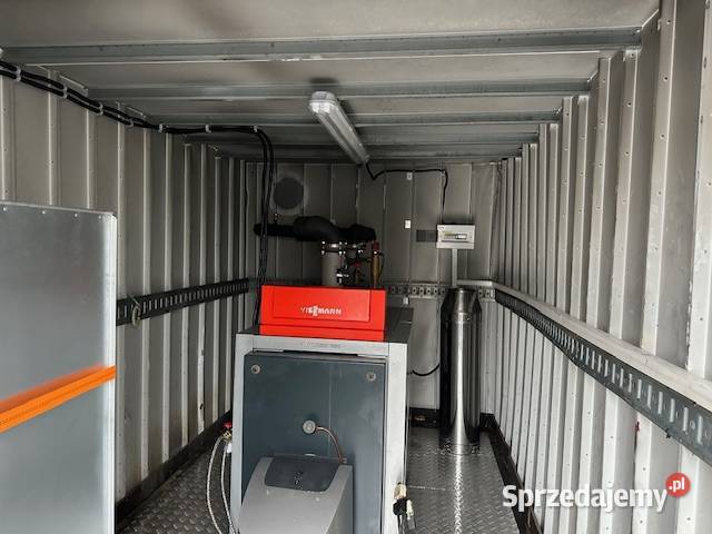 Przyczepa grzewcza wynajem piec mobilny olej Katowice