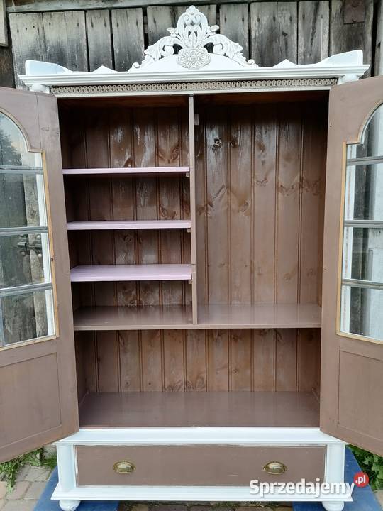 Witryna przeszklona shabby chic