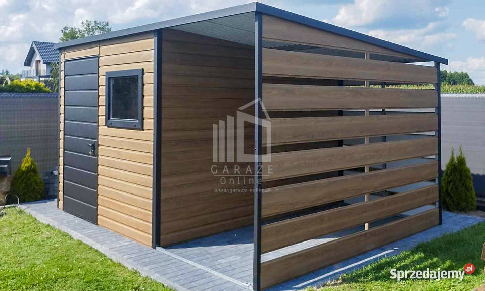 Schowek domek ogrodowy 2x2 m wiata drzwi okno Wrocław
