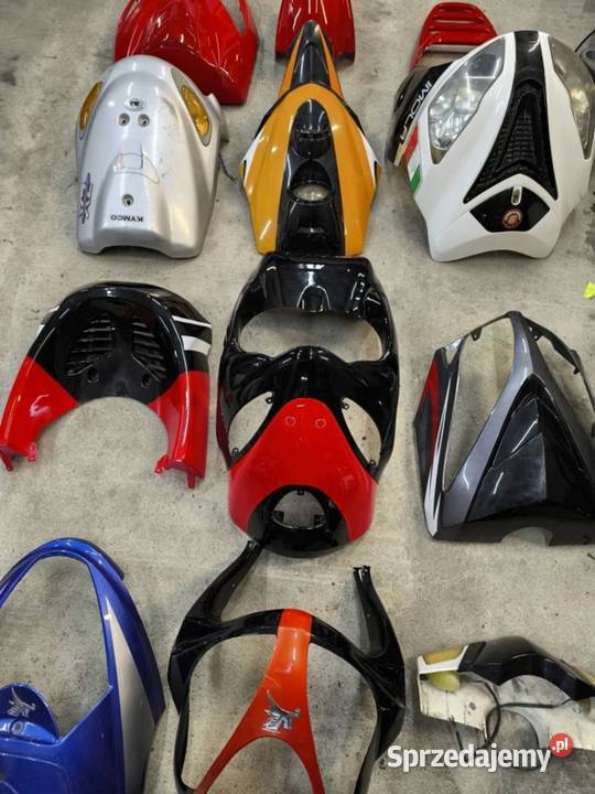 48798856372Czaszki owiewki Skuter dużymały do Plecka Dąbrowa