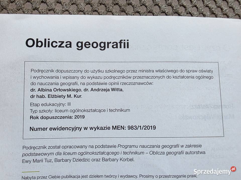 Oblicza geografii 1 zakres podstawowy Kraków