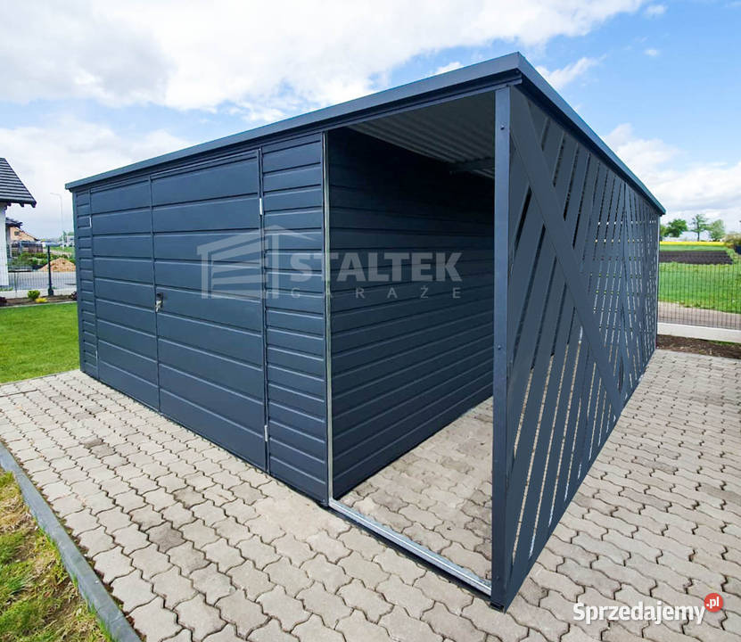 Schowek Domek Ogrodowy 4x4m Wiata 1x4m Panele Kielce