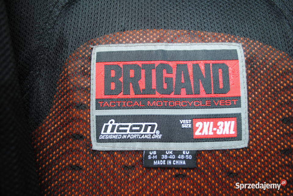 Kamizelka motocyklowa Icon Vest 2XL3XL Brigand lubelskie Lublin