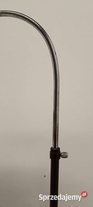 lampa podłogowa art deco modernizm chrom lata Radomsko