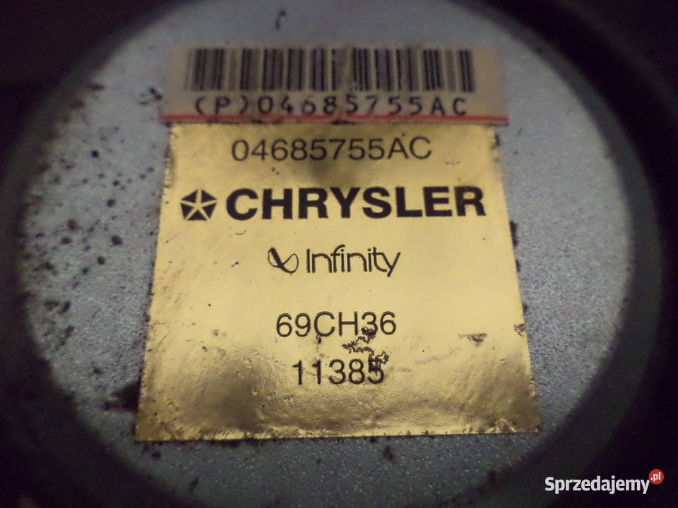 CHRYSLER GLOSNIKI GLOSNIK INFINITY 140CH07 Wyposażenie wnętrza wielkopolskie