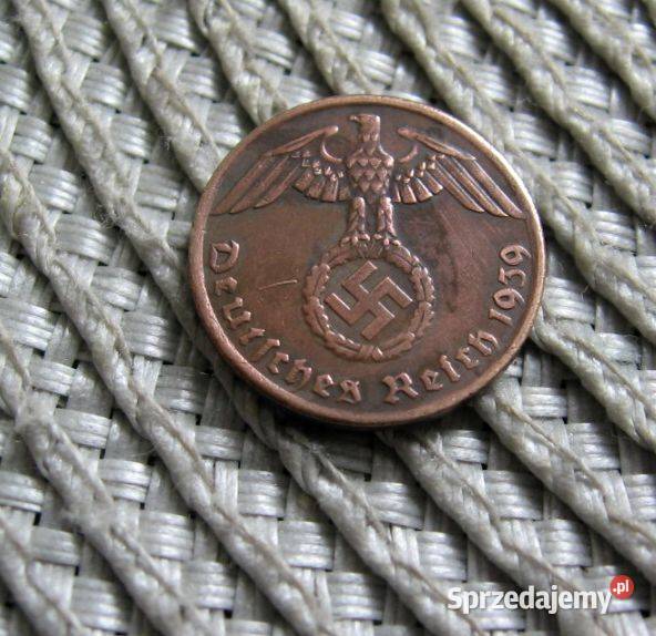 Niemcy 1 Reichspfennig 1939r G