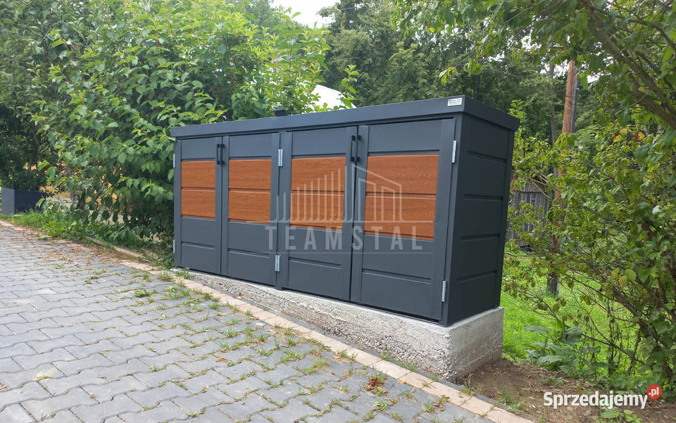Zabudowa koszy na śmieci 235x65x110 4x120L