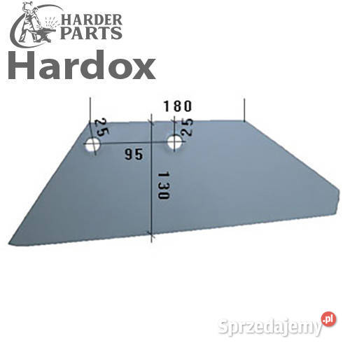 Lemiesz 300hektarów HARDOX 269799L do pługa nieuszkodzony podlaskie Suwałki