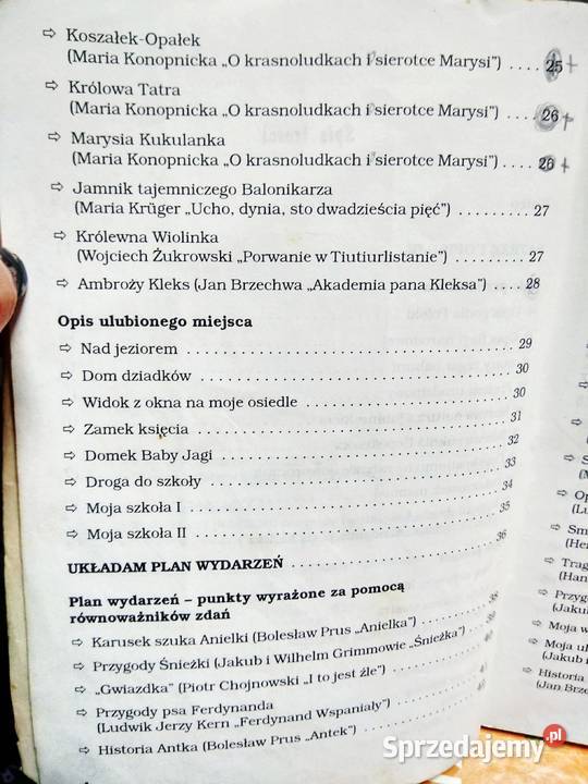 Wzory wypracowań 4 polski antykwariat szkolny Warszawa