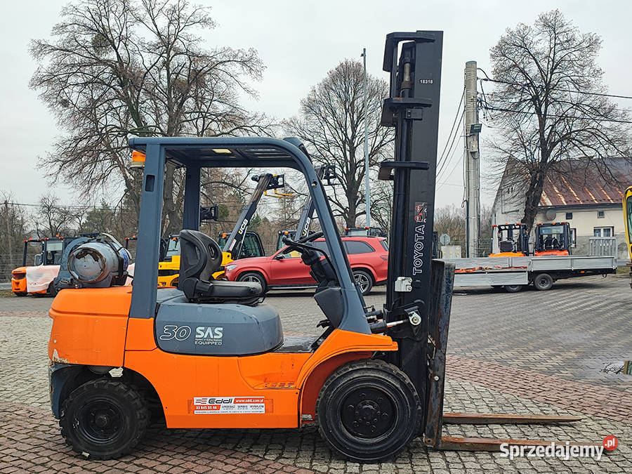 wózek widłowy Toyota 027FGF30 LPG 3 t duplex 45 Kęty