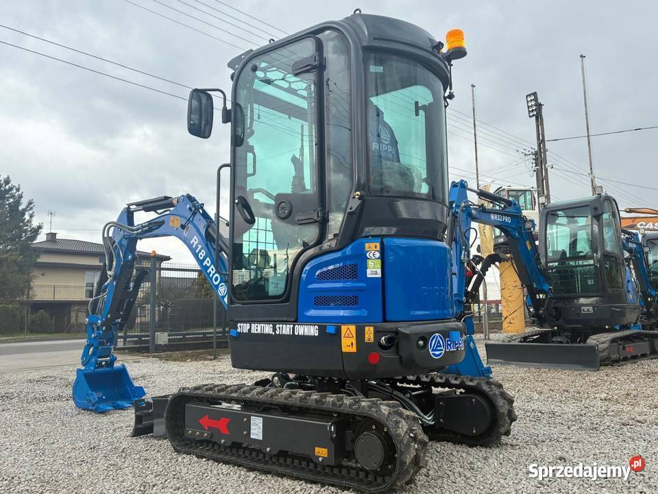 NOWA Minikoparka RIPPA R18 PRO Full wyposażenie