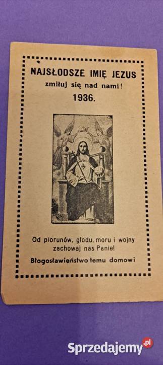 Kartka kolędowa 1936 Kraków