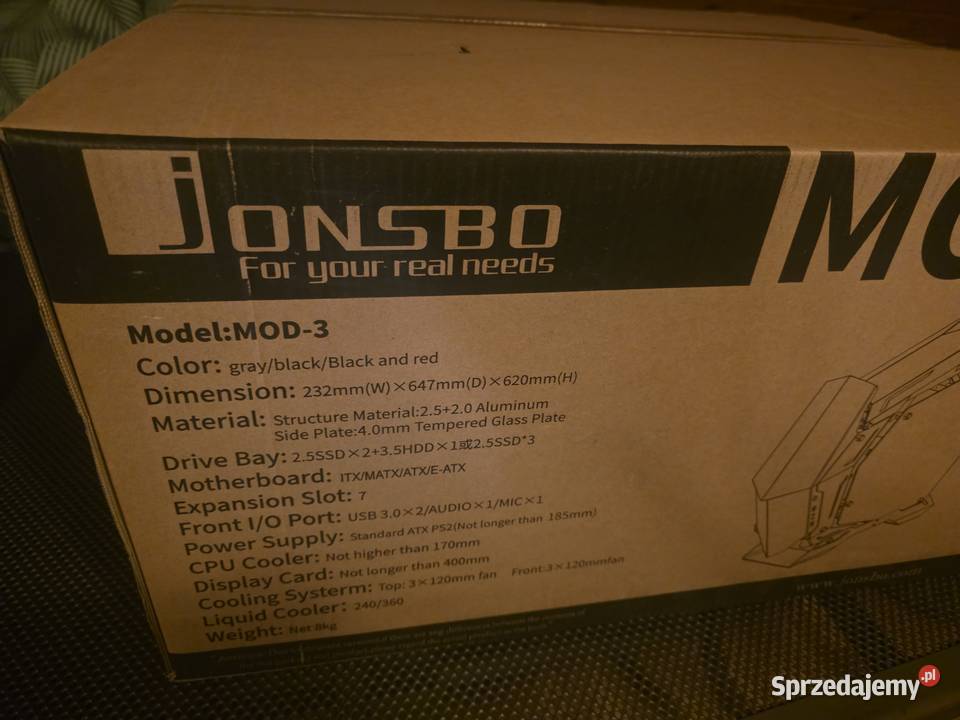 Jonsbo Mod 3 Gray sprzedam