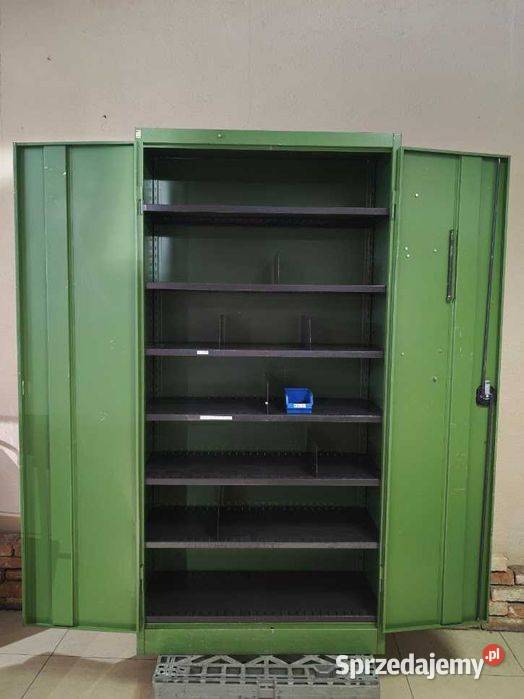 Szafa warsztatowa stalowa 95x43x194 zamykana Góra