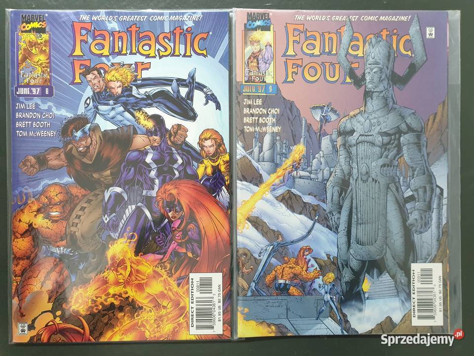 Fantastic Four 7 komiksów Marvel USA