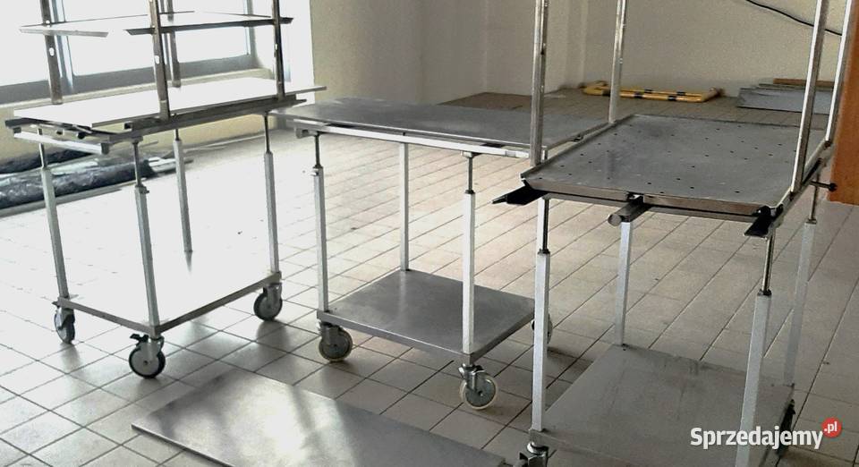 Okazyjnie 5 Wózki transportowe Stabilne Magazynowanie śląskie