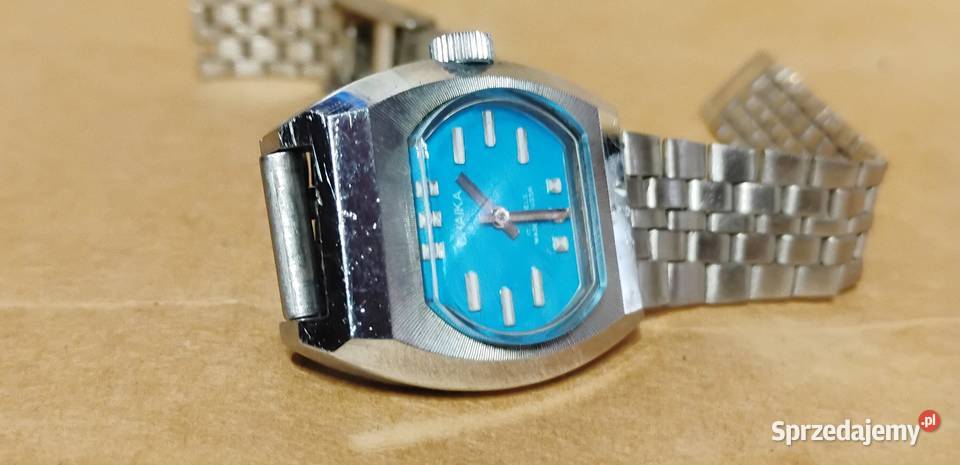 Zegarek Damski Czajka 17 JEWELS Niebieska opolskie