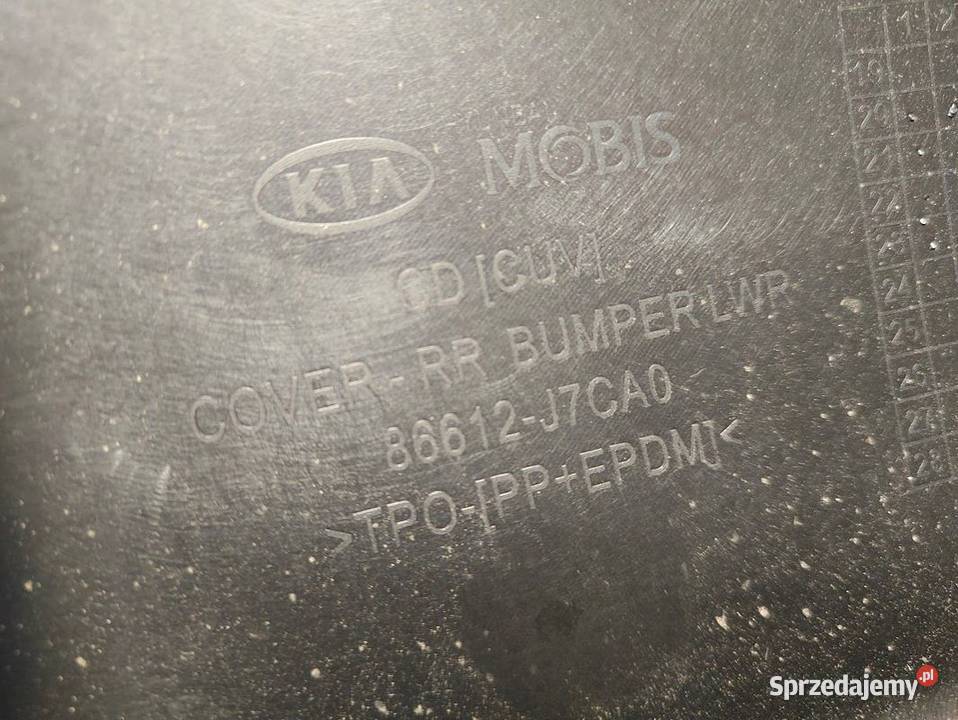 Dokładka Spoiler Zderzaka Tył Kia XCeed 2020 osobowe wielkopolskie Pleszew