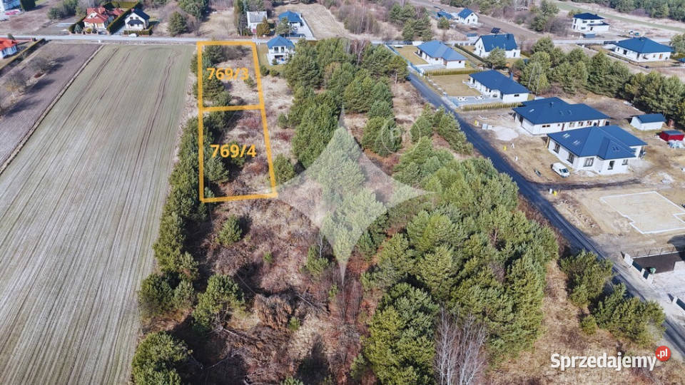 Budowlana działka pod dom Rabinówka lubelskie