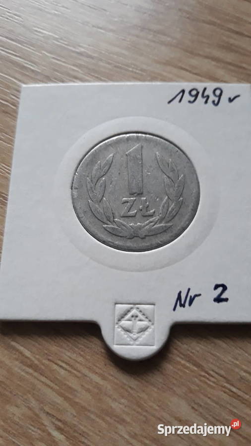1 złoty 1949 r Aluminium 2 ładna Konin sprzedam