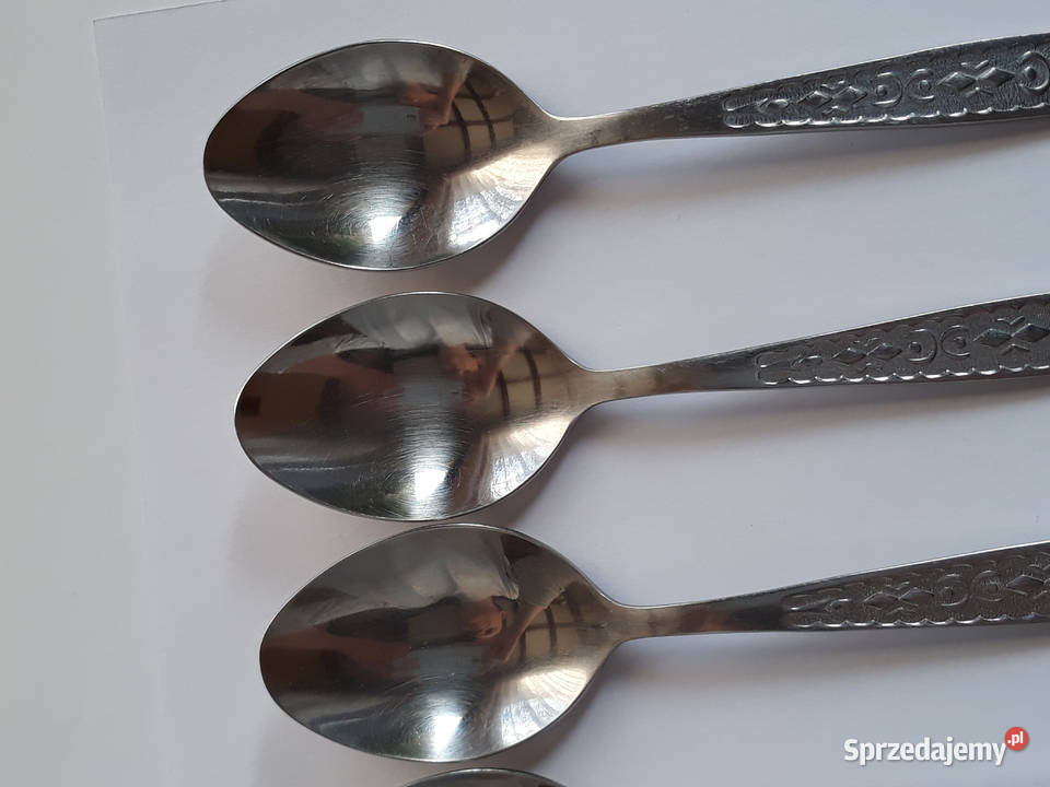 Łyżki obiadowe 3 KASZUBSKI Gerlach sztućce PRL Dąbrowa Górnicza