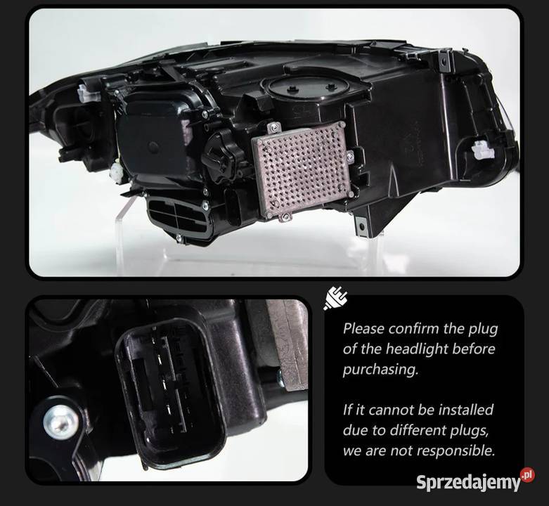 BMW F10 F11 M5 2010 2017 lampy przednie przód 2 łódzkie Bełchatów