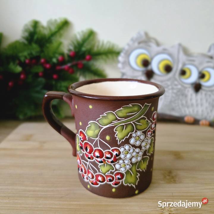 Piękny ręcznie robiony kubek ceramiczny 300 ml Bydgoszcz