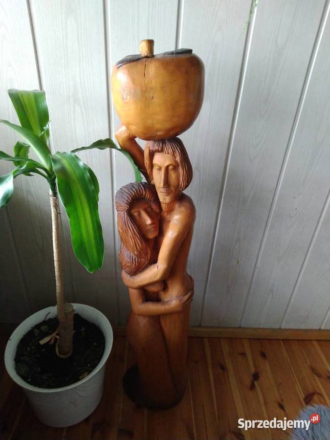 Rzeźba figura drewno Wyposażenie wnętrz Głogów