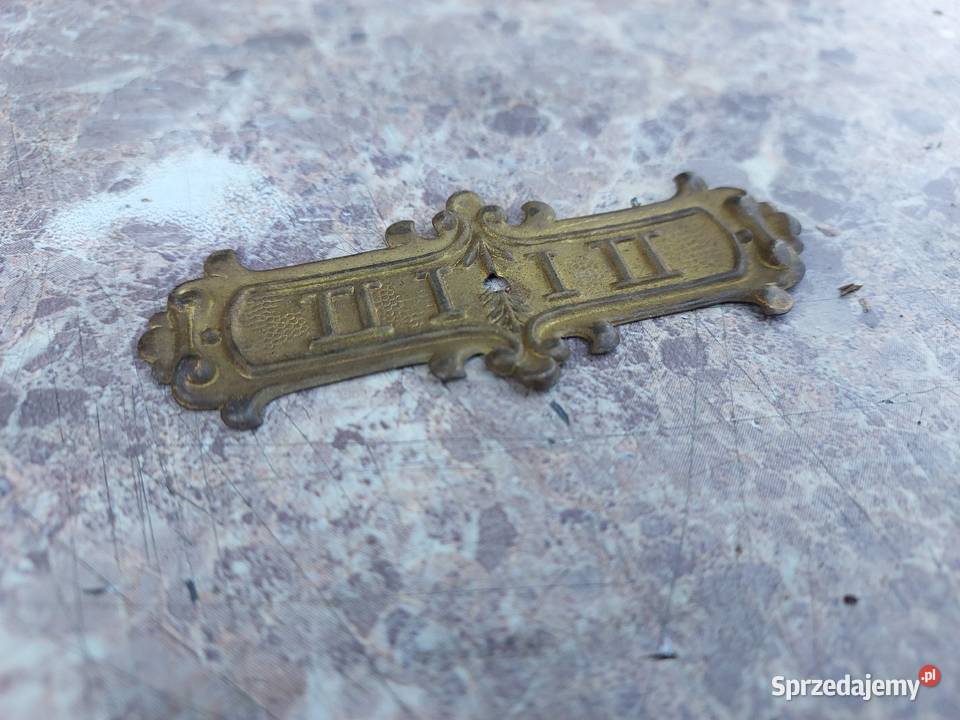 38 Wychylnik wahadła starego zegara ślązaka Tczew