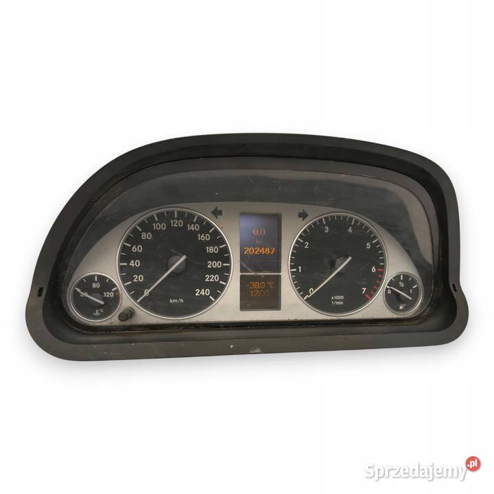 LICZNIK ZEGARY A1694401811 Mercedes W245 17 B Części samochodowe lubelskie Chełm
