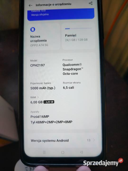 Sprzedam oppo A74 dolnośląskie