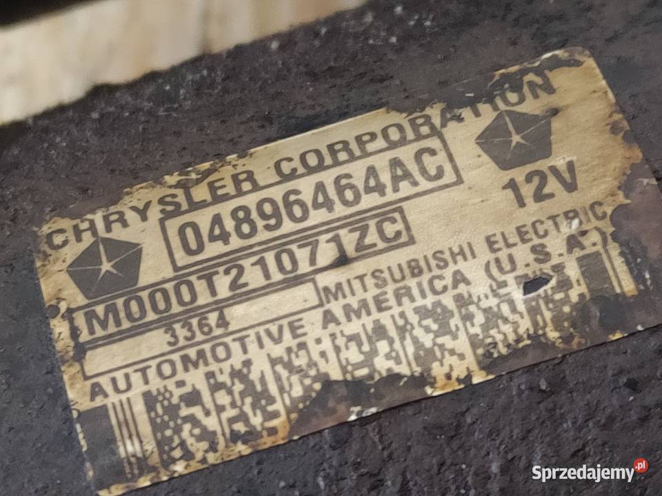 Rozrusznik Dodge Charger Chrysler 300C 57 Hemi wielkopolskie Pleszew