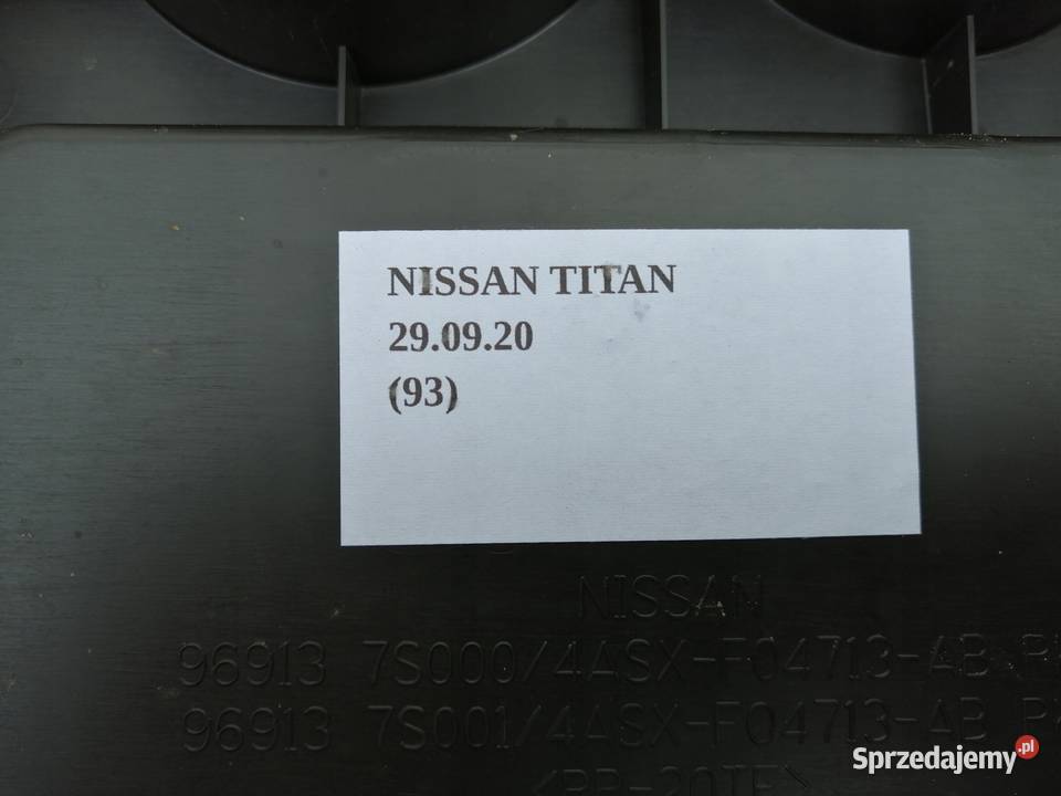 OSŁONA KUBKI TUNEL ŚRODKOWY NISSAN TITAN ARMADA osobowe Wyposażenie wnętrza Nowy Tomyśl