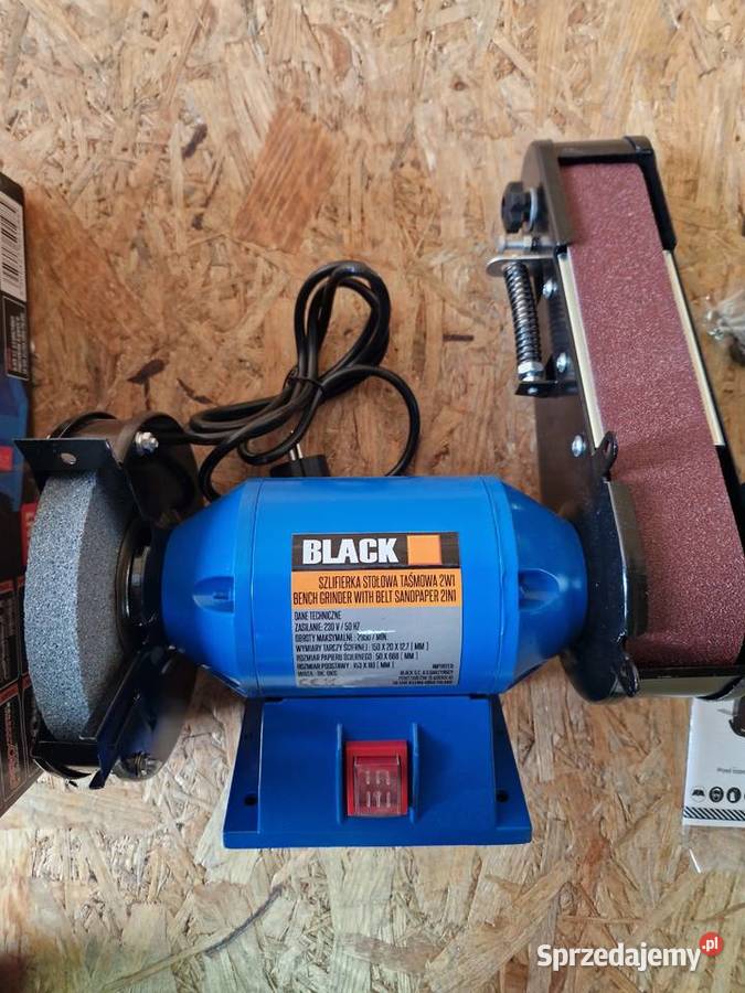 SZLIFIERKA STOŁOWA TARCZOWOTAŚMOWA 150686 Głogowa