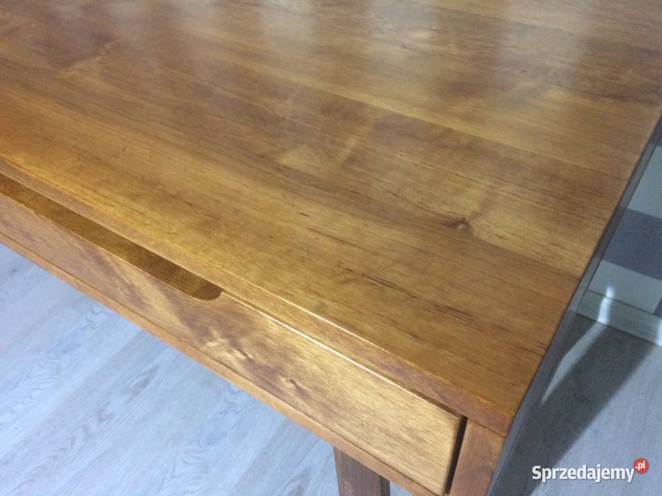 Biurko w stylu skandynawskim 150 drewniane kolor mazowieckie Warszawa