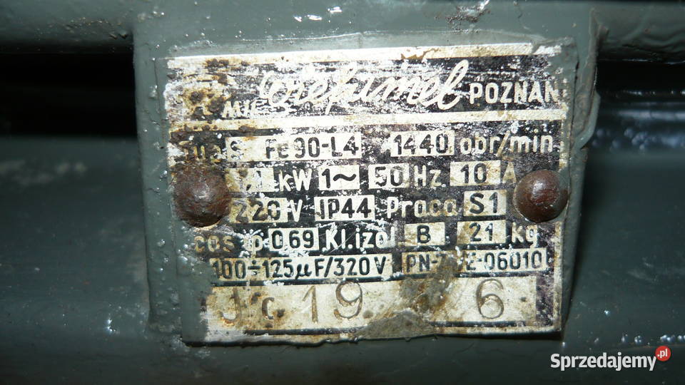 Silnik elektryczny 11 kW 230V oś fi 24 mm podlaskie Sokółka