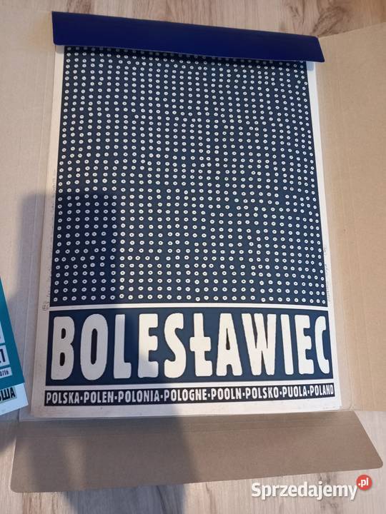 Plakat A3 Bolesławiec vintage style Olsztyn