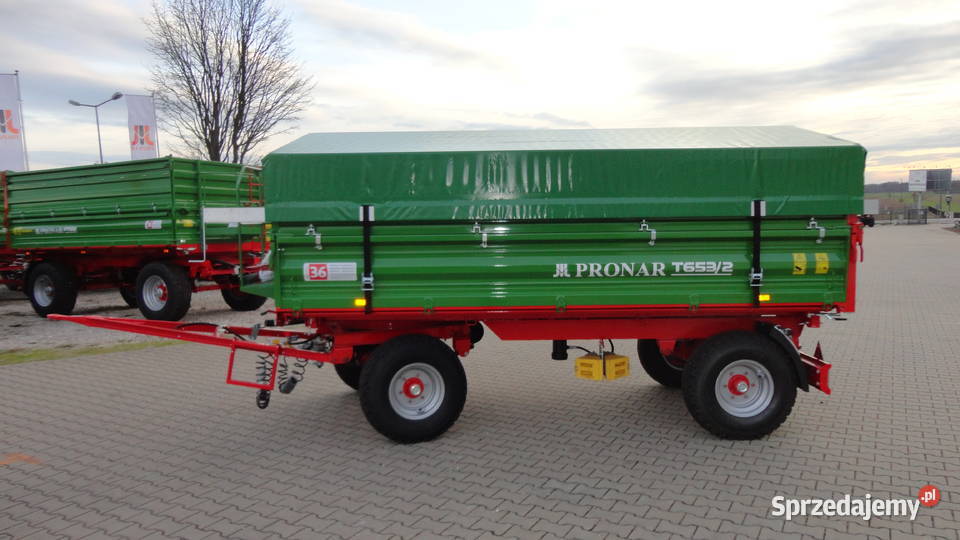 Przyczepa rolnicza dwuosiowa Pronar T6532 6T Kozenin