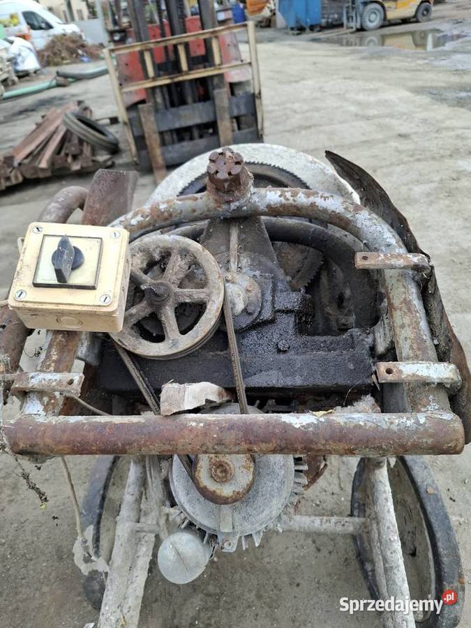 Betoniarka na przekładni mechanicznej na 220v Targoszyn