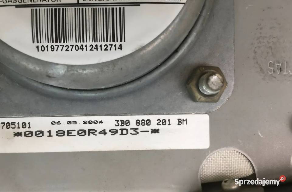 PODUSZKA POWIETRZNA AIRBAG KIEROWCY VW PASSAT B5 Działoszyce