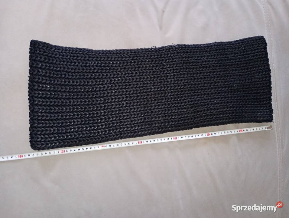 komin szal szalik damski wełniany czarny Szczecin