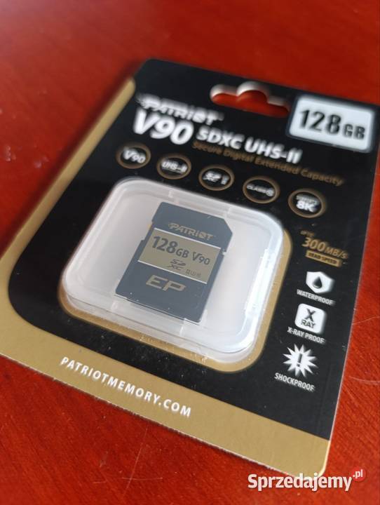 Karta SD Patriot 128GB EP SDXC V90 UHSII U3 nowa Lębork