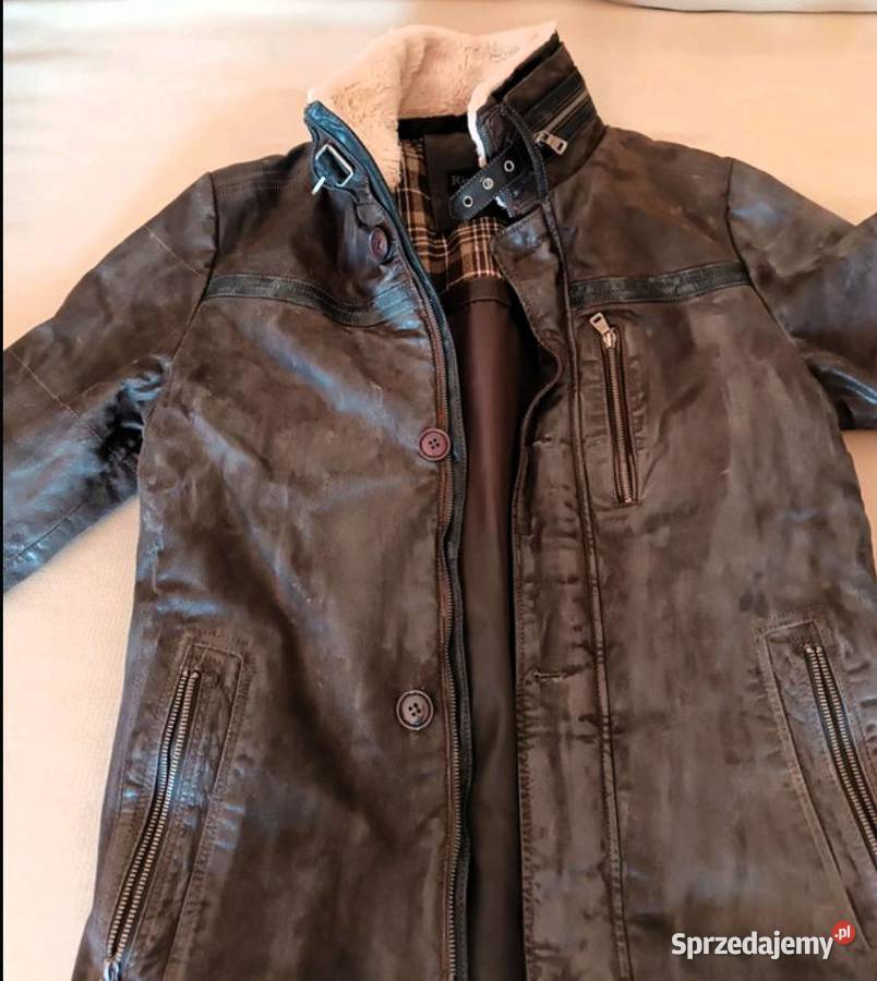 Kurtka Skórzana Kultowej Marki River Skin r ML Poraj sprzedam