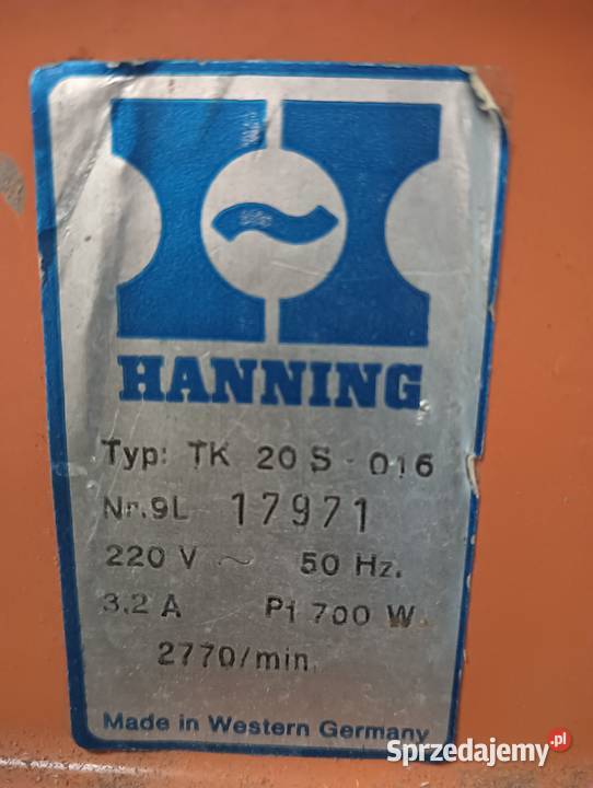 Piła stołowa HANNING 700W 230V widia silnik dolnośląskie Wałbrzych