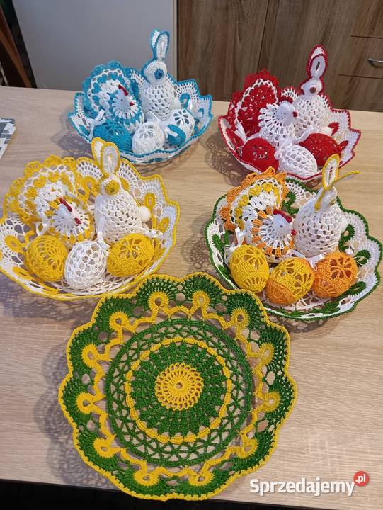 Ozdoby Wielkanocne na szydełku Lublin