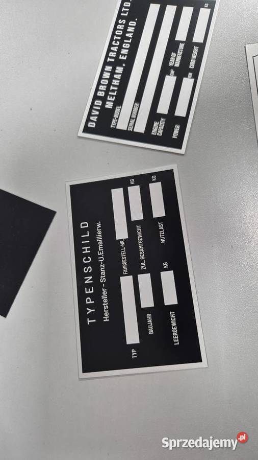 Tabliczka znamionowa Niemiecka Duńska Holenders łódzkie