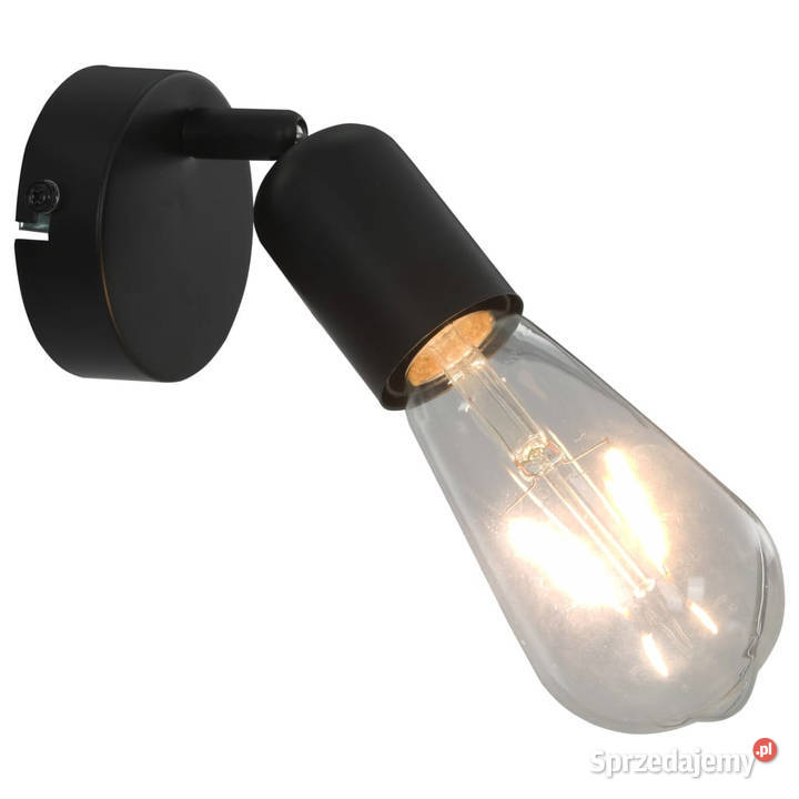 Lampy 2 żarówki żarnikowe 2 W czarne E27 Warszawa
