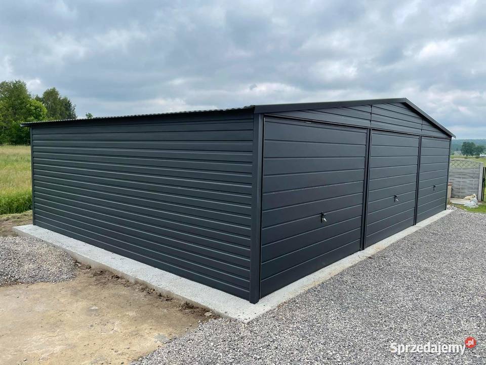 Garaż blaszany 9x5 Wzmocniony profilami pomorskie Wejherowo