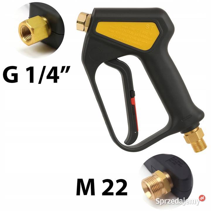 Pistolet Ciśnieniowy M22x15 310 bar 150C 45 lmin Ludźmierz